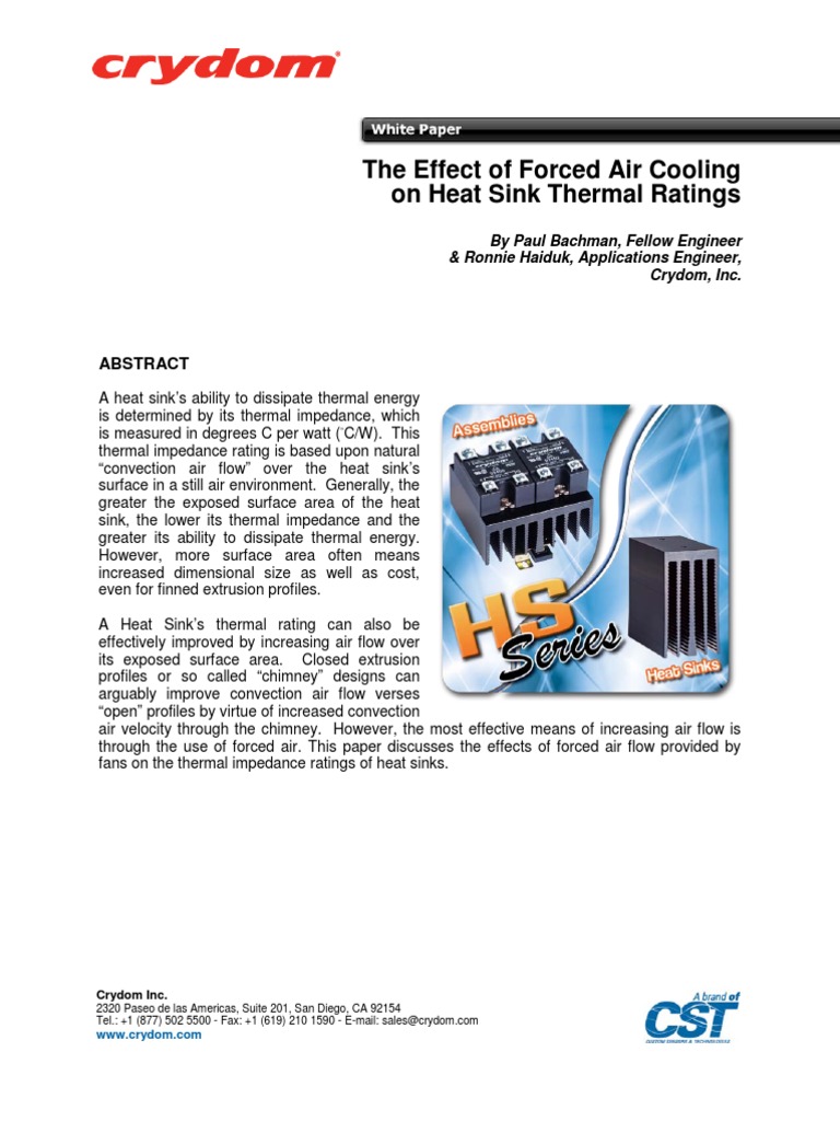 CFM To LFM Calculation PDF Mechanical Fan Convection