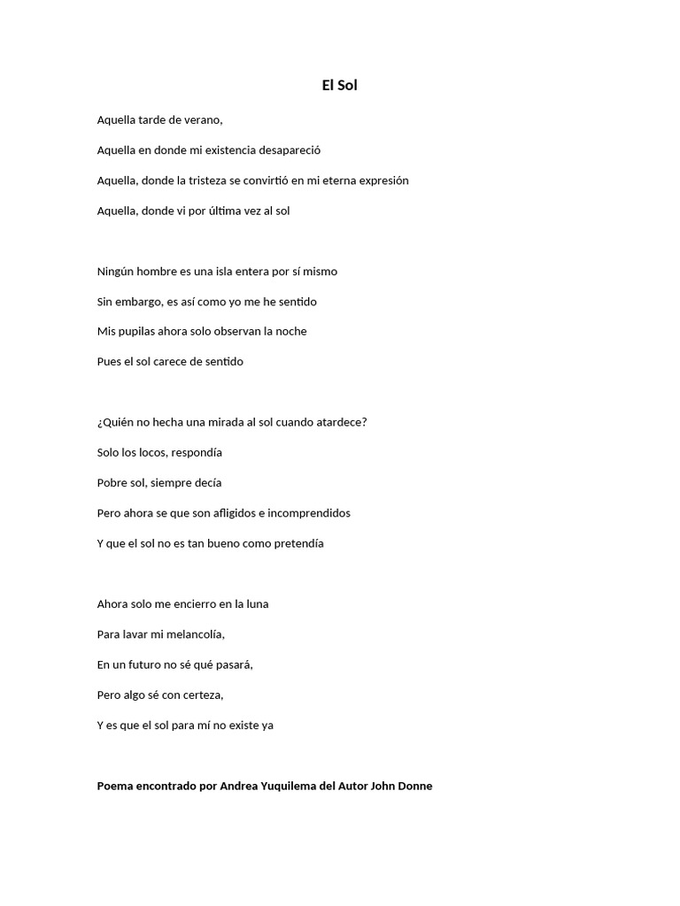 Reflexiones sobre el Sol y la Melancolía | PDF