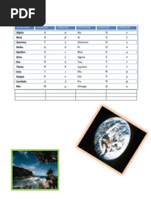 The Greek Alphabet