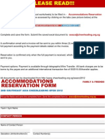 Accommodations Reservation Form and Rooming List (Family and Friends)