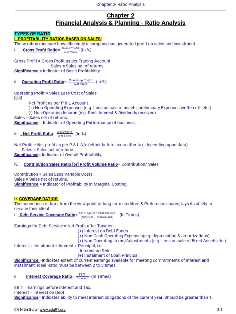 Key Financial Ratios Explained | PDF | Equity (Finance) | Balance Sheet