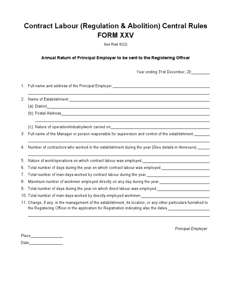 Annual Return for Principal Employer | PDF