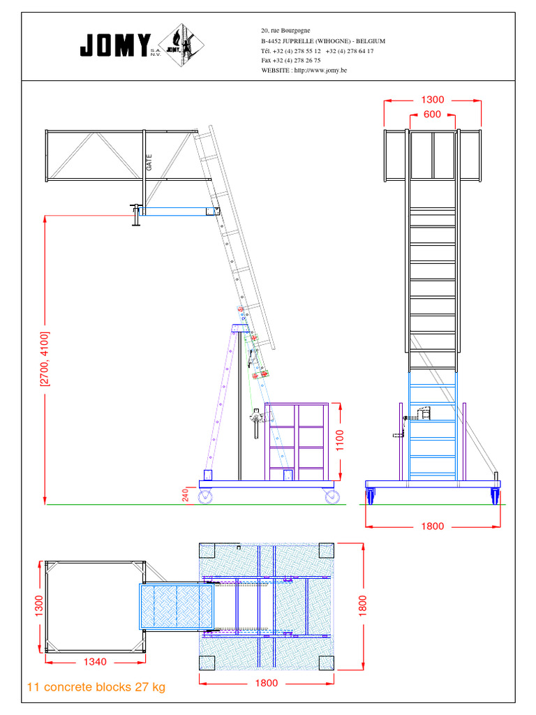 Tanker Ladder - JOMY - CAD | PDF