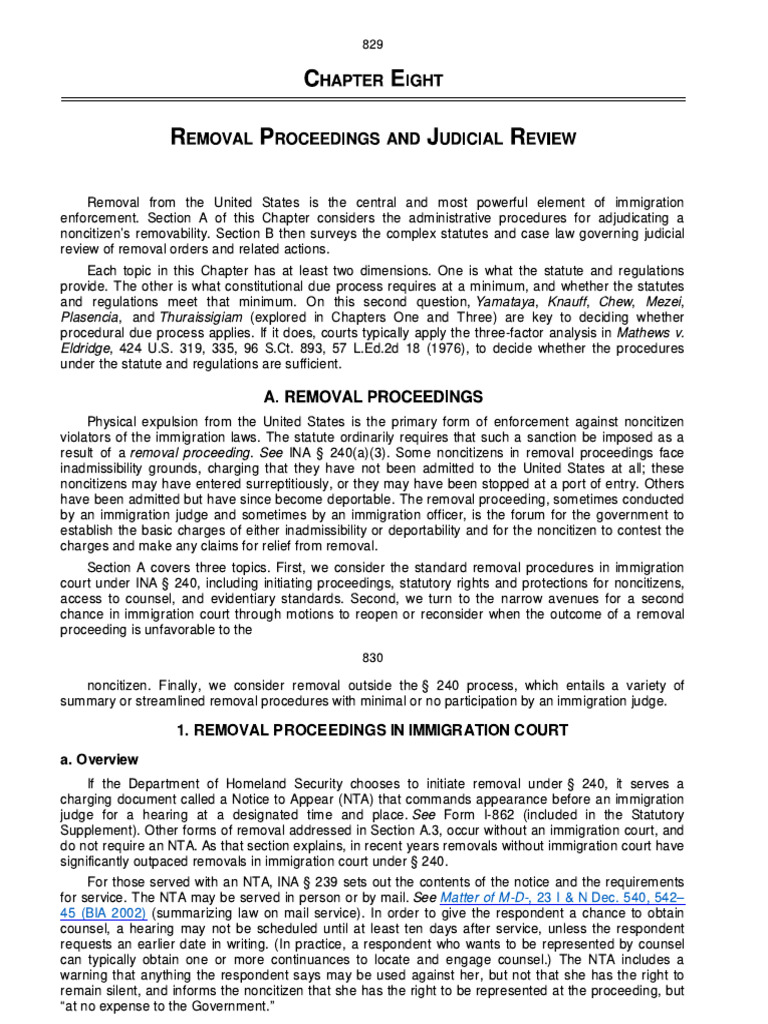 Immigration Book Ch.8 | PDF