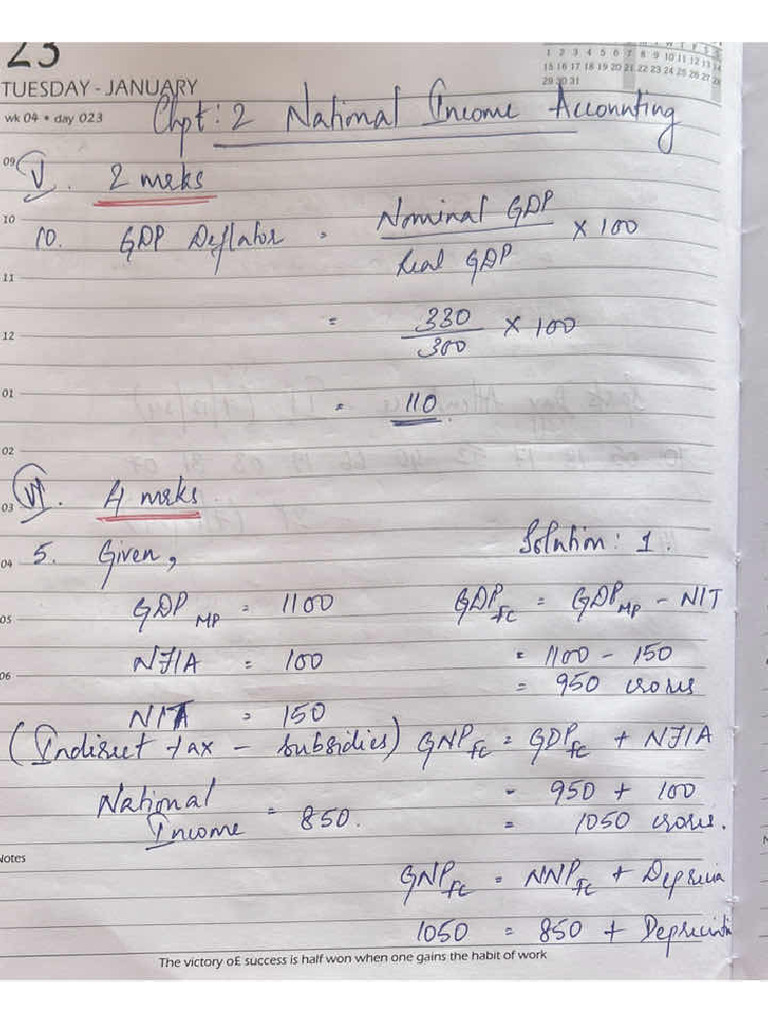 Numerical For 2 Unit Test Pdf