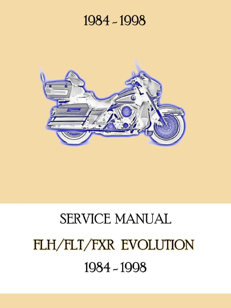 Clymer 84-98 HD FLH - FLT - FXR Evo | PDF