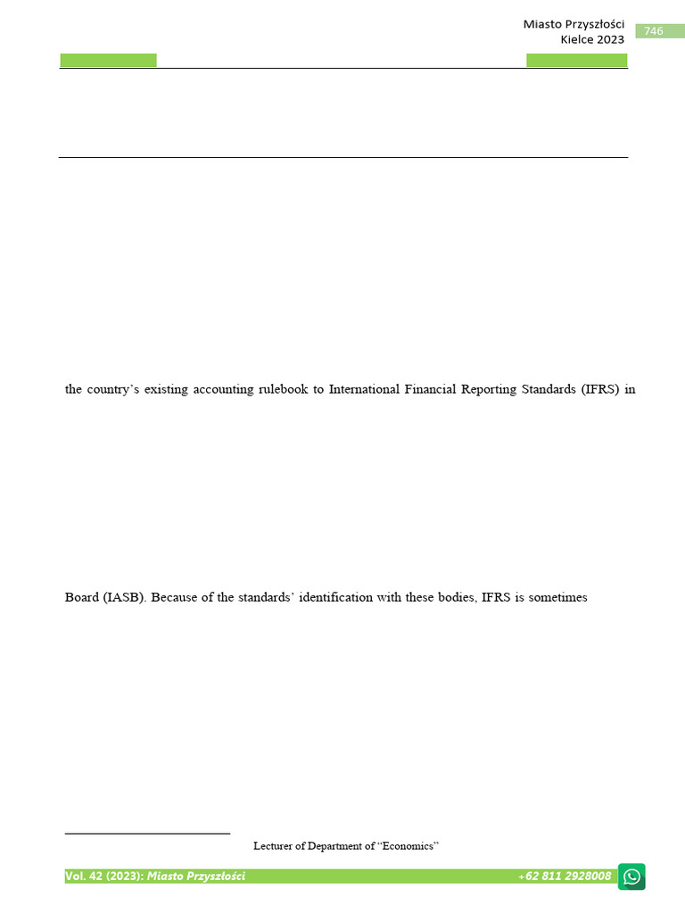 IFRS Impact on Uzbekistan's Businesses | PDF | International Financial ...
