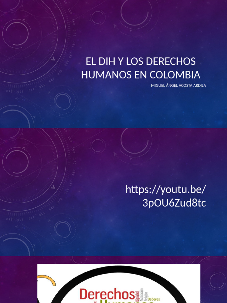 El Dih y Los Derechos Humanos en Colombia | PDF