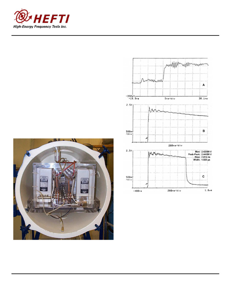 6-Stage Marx Generator for EMP Applications | PDF | Capacitor ...