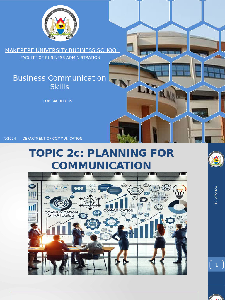 Topic 2c Planning For Communication (3) Final | PDF | Communication ...