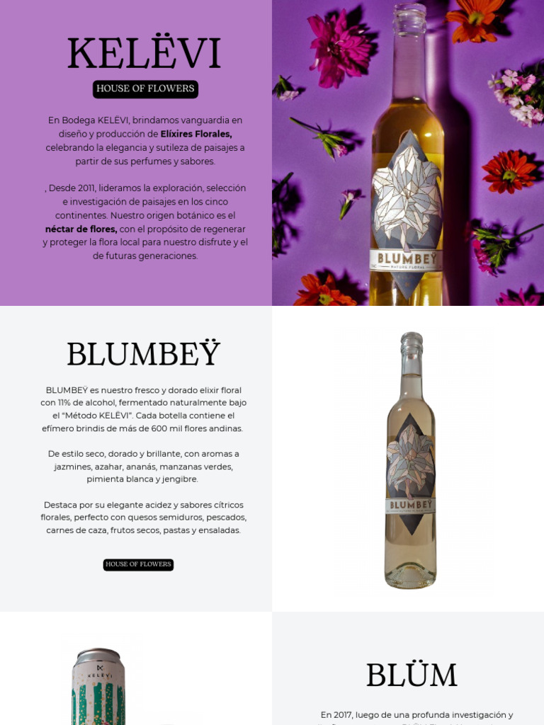 Elixires Florales de Bodega KELËVI | PDF