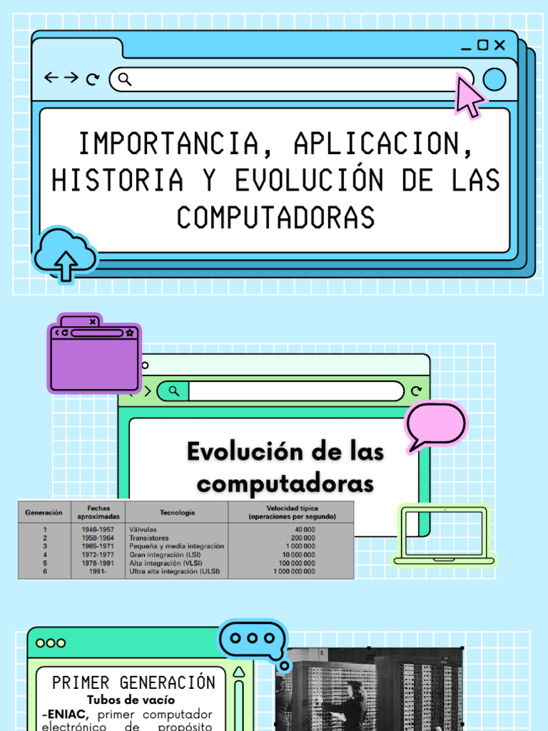 Historia y Evolución de las Computadoras | PDF | Informática | Circuito ...
