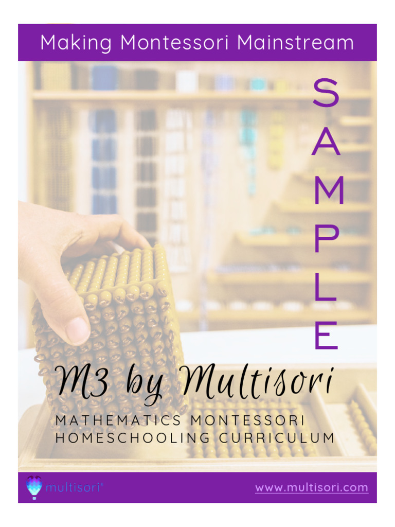 S A M P L E: Making Montessori Mainstream | PDF | Mathematics ...