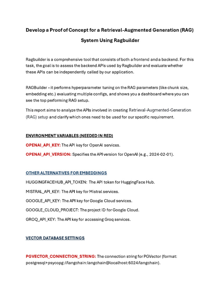 Rag Builder | PDF