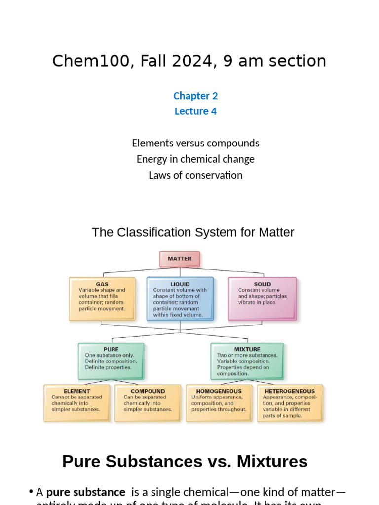 Chapter+2+%28lecture+4%29 | PDF | Mixture | Chemical Substances
