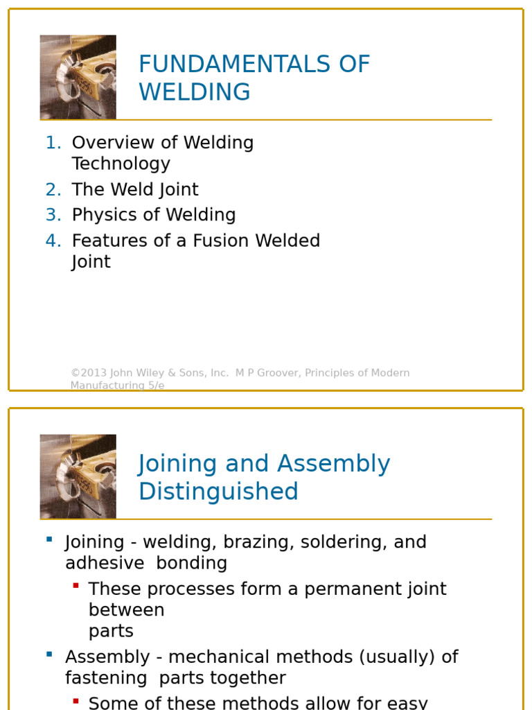 Welding Fundamentals and Processes | PDF | Welding | Construction