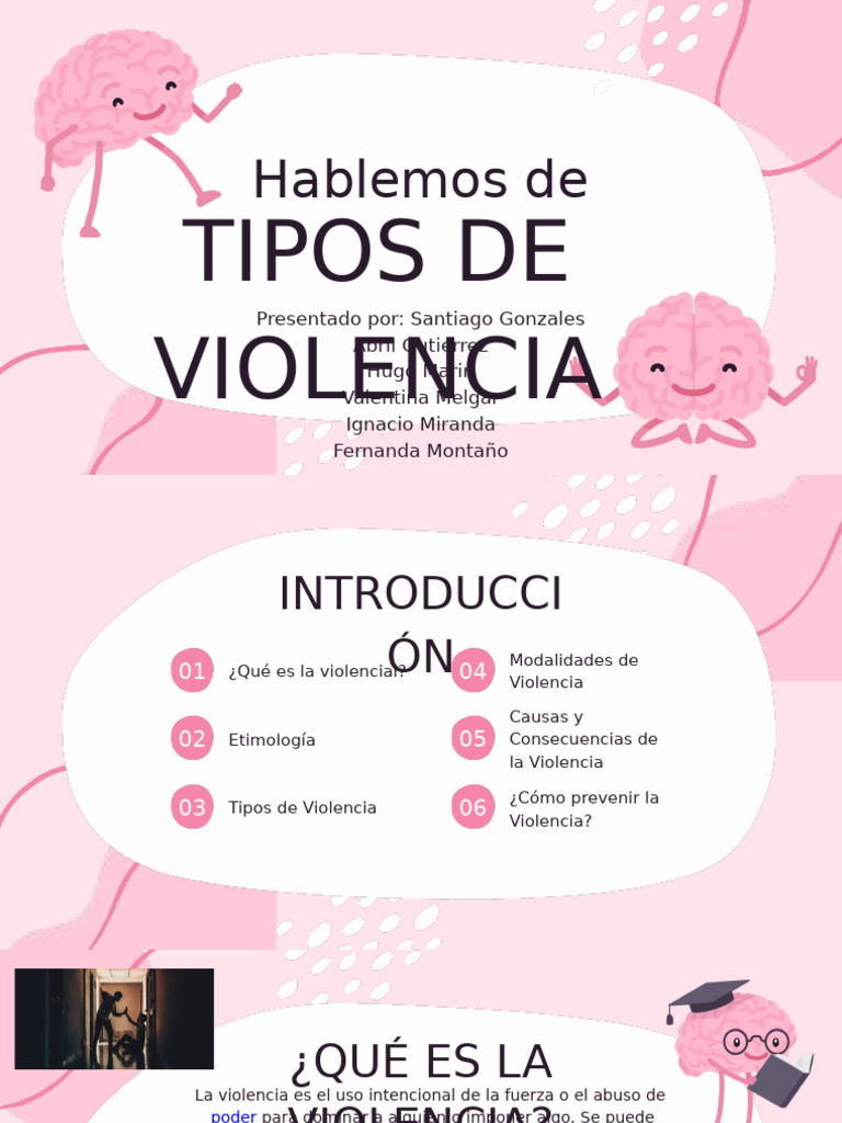 Tipos y Prevención de la Violencia | PDF | Violencia | Trastorno mental
