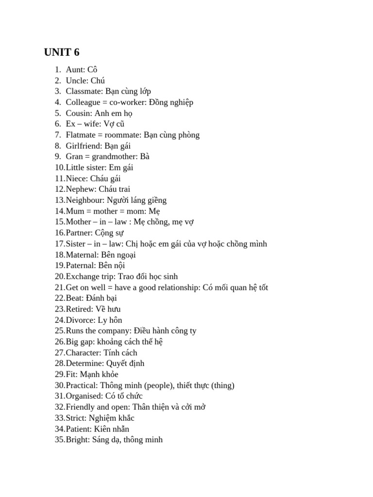 Unit 6 | PDF