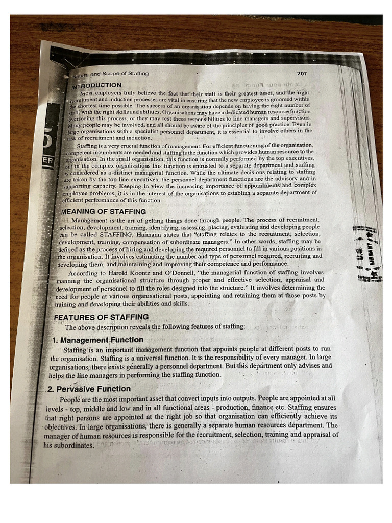 Staffing | PDF