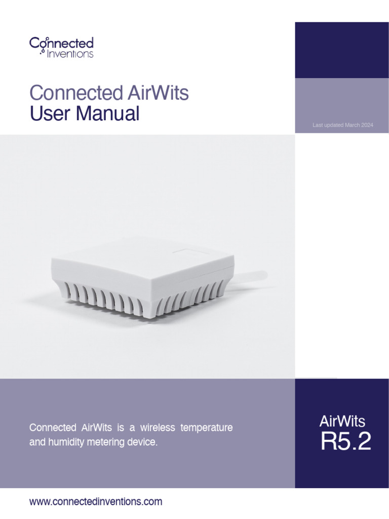 AirWits R5.2 User Manual | PDF | Radio | Internet Of Things