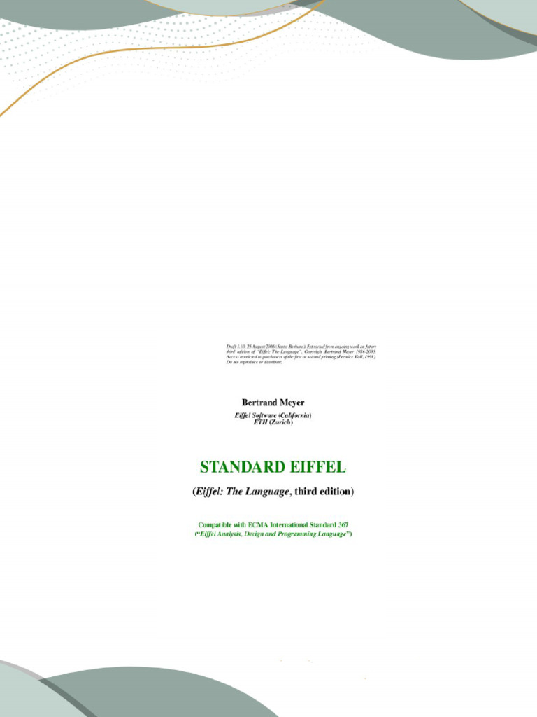 Eiffel The Language 3rd Edition Bertrand Meyer All Chapters Instant ... image.