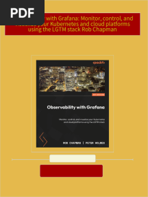 Observability with Grafana: Monitor, control, and visualize your Kubernetes and cloud platforms using the LGTM stack Rob Chapman 2024 scribd download