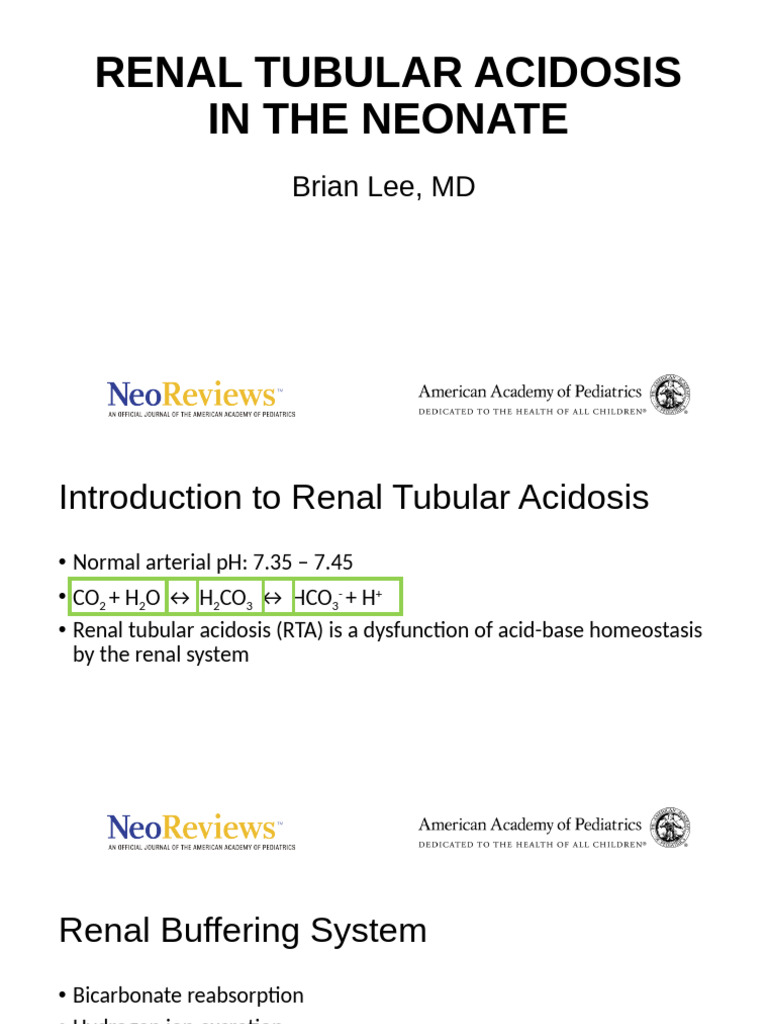 Neoreviews 072023cmerev00121teachingslides | PDF | Urinary System | Kidney