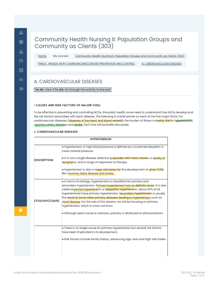 Cardiovascular Disease Prevention Guide | PDF | Coronary Artery Disease ...