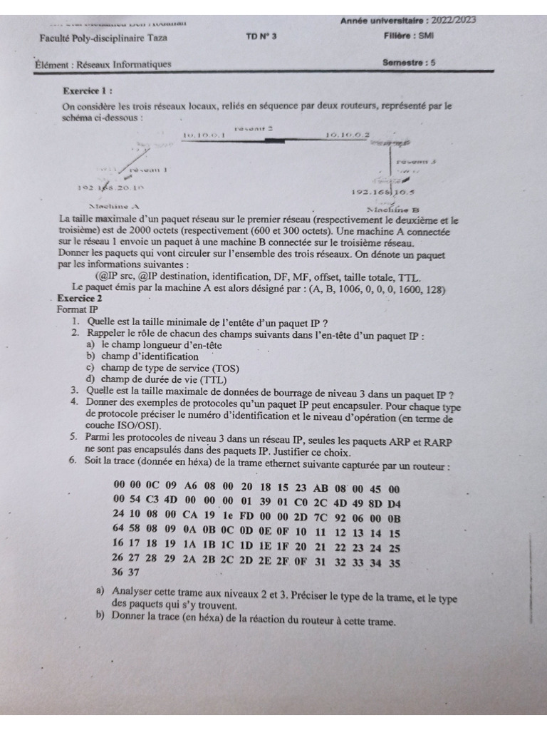 TD 3 | PDF
