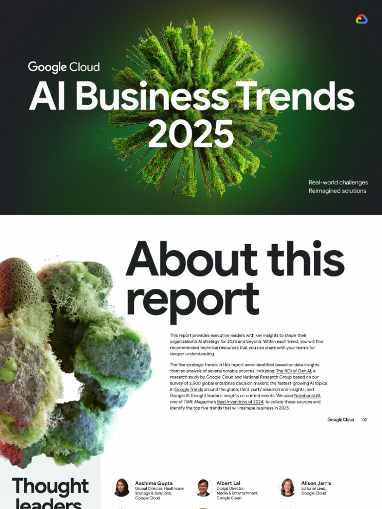 Google Cloud AI Business Trends 2025 | PDF | Artificial Intelligence ...