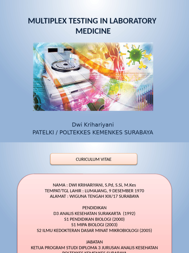 Profil Dwi Krihariyani dan Multiplex Testing | PDF