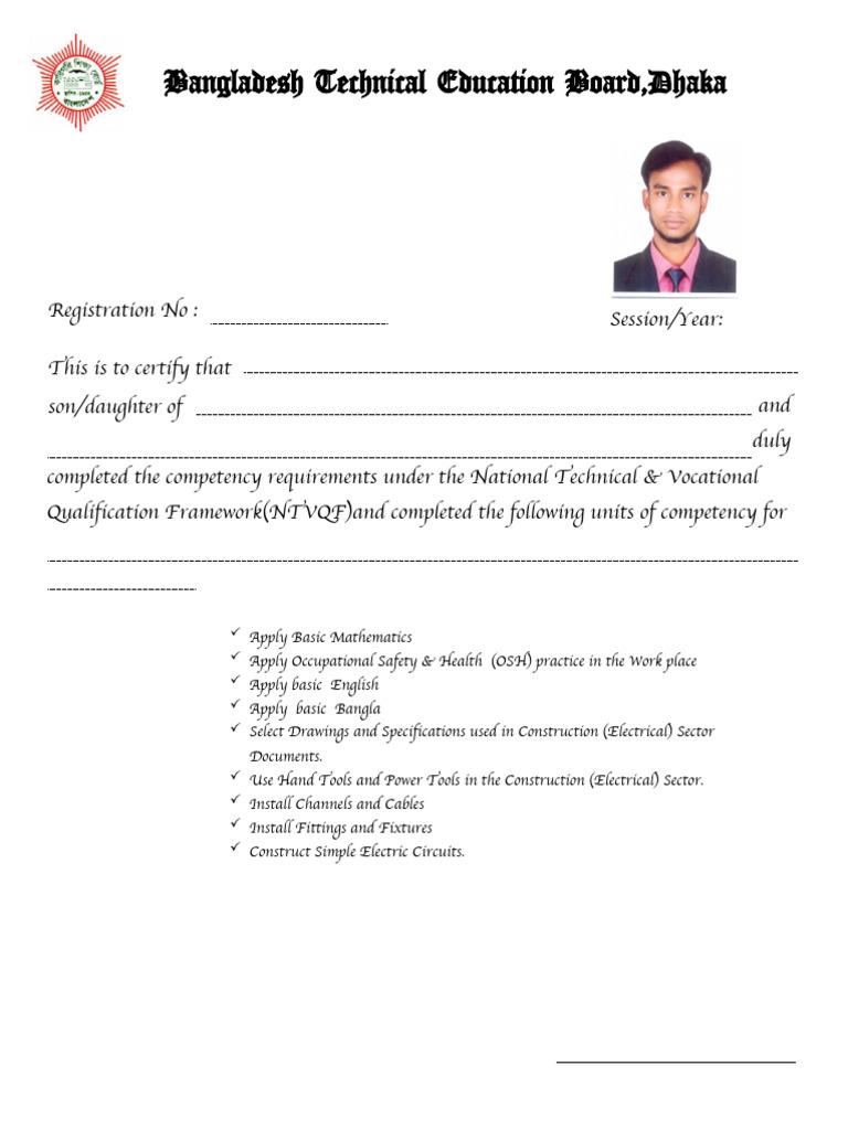 Bangladesh Technical Education Board, Dhaka | PDF