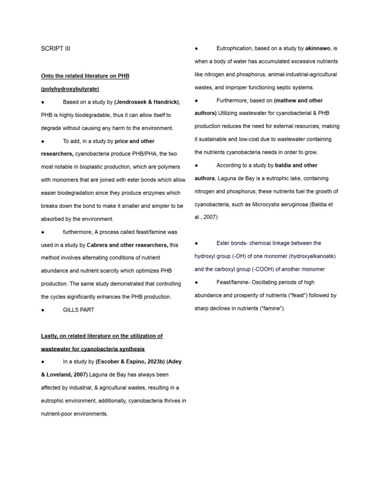 Iii script google docs pdf eutrophication cyanobacteria