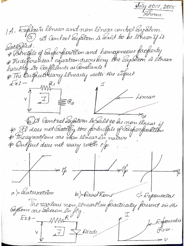 Control Question Paper Answers | PDF