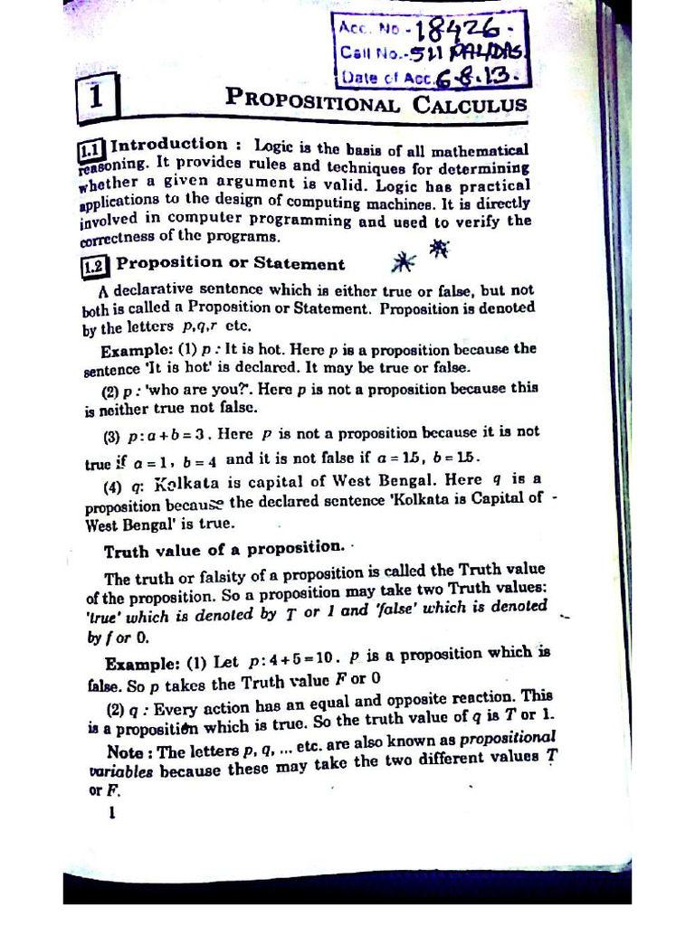 Discrete Mathematics by Pal Das | PDF