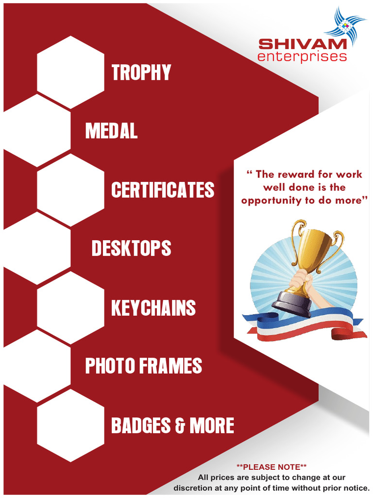 Wooden Trophy 151224 | PDF