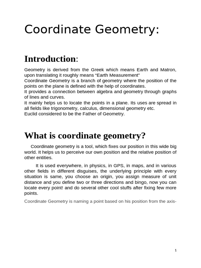 Maths Micro Project | PDF | Cartesian Coordinate System | Coordinate System