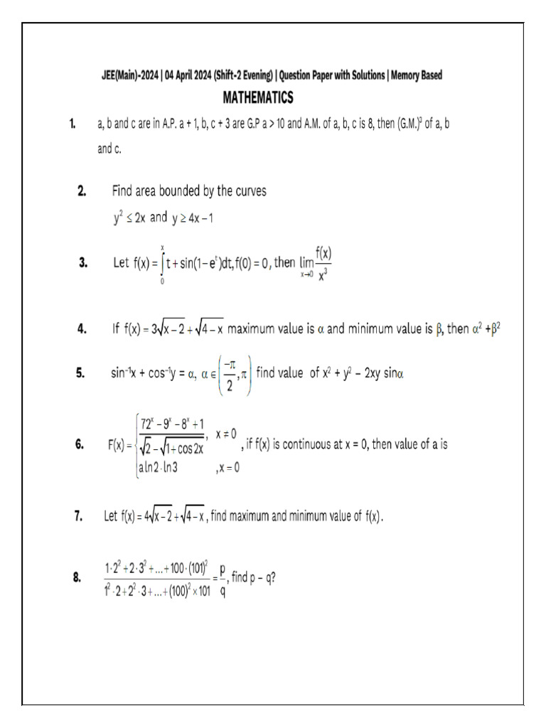 QP 2 | PDF