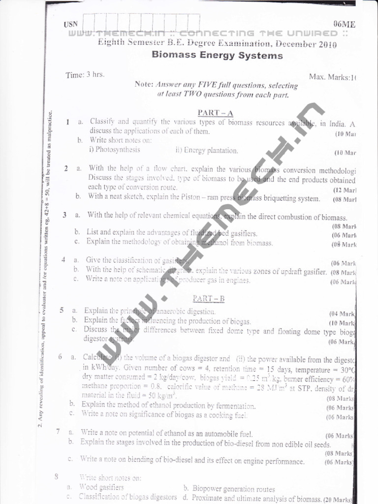 Bio Mass Energy Systems DEC 2010 | PDF