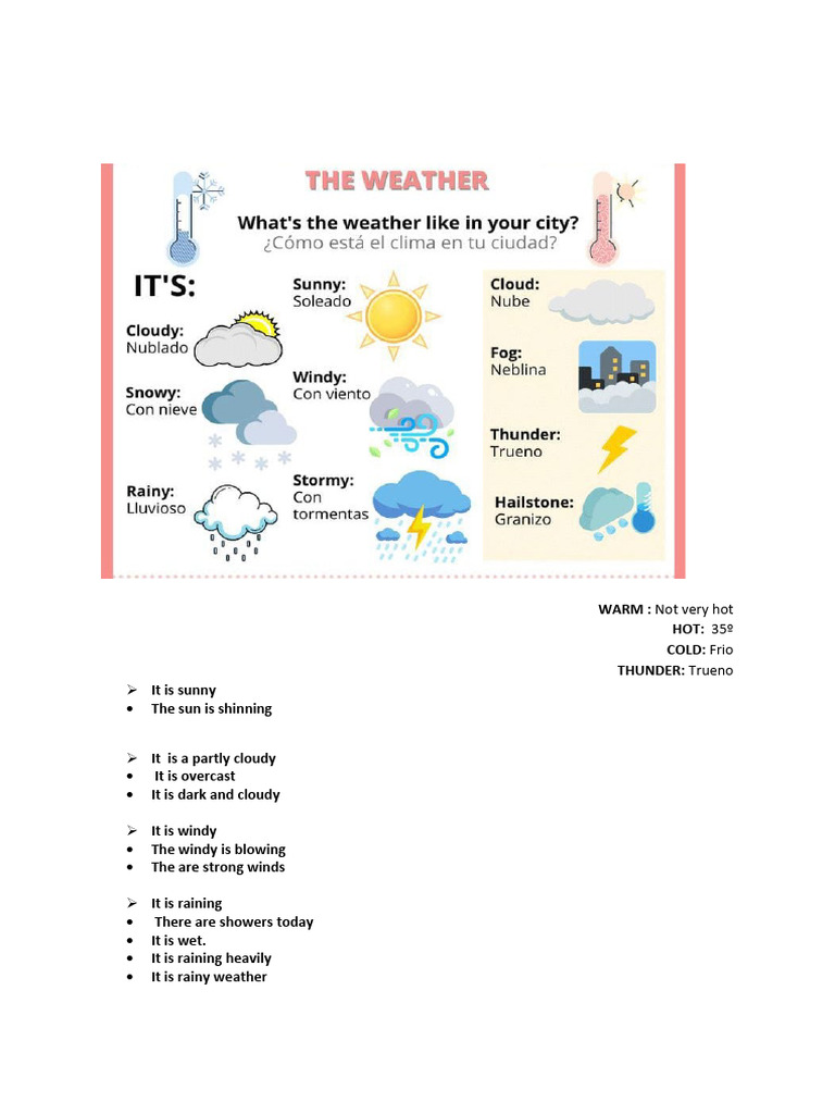 WEATHER 1 | PDF | Sky | Weather