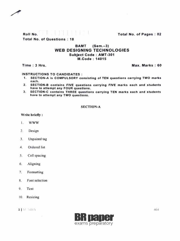 WDT (3rd) May2020 | PDF