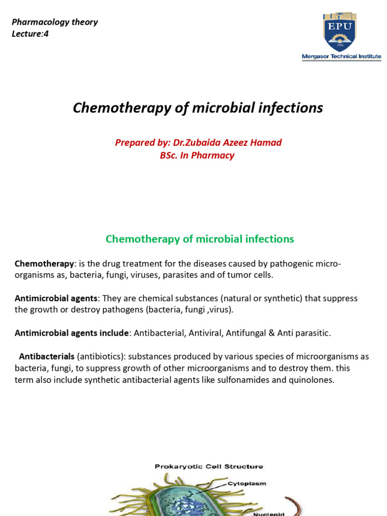 Chemotherapy of Microbial Infection | PDF | Penicillin | Antimicrobial
