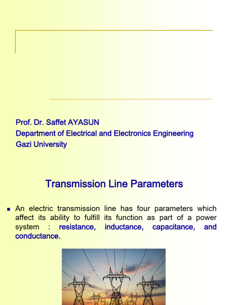 Transmission Line Inductance Overview | PDF | Electric Power ...