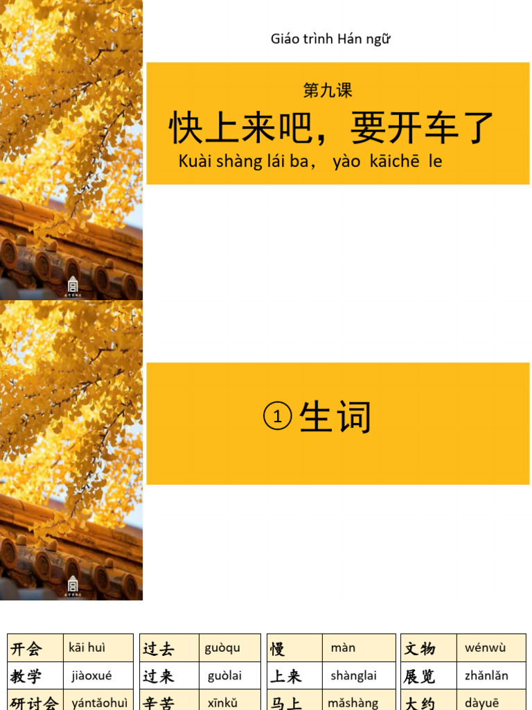 B9 - Q3 GTHN 生词 语法 | PDF