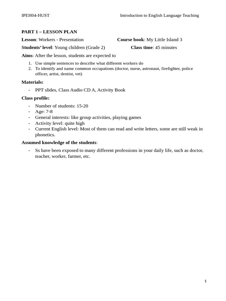 TEMPLATE - Lesson Plan, Rationale, & Reflection | PDF | Behavior ...