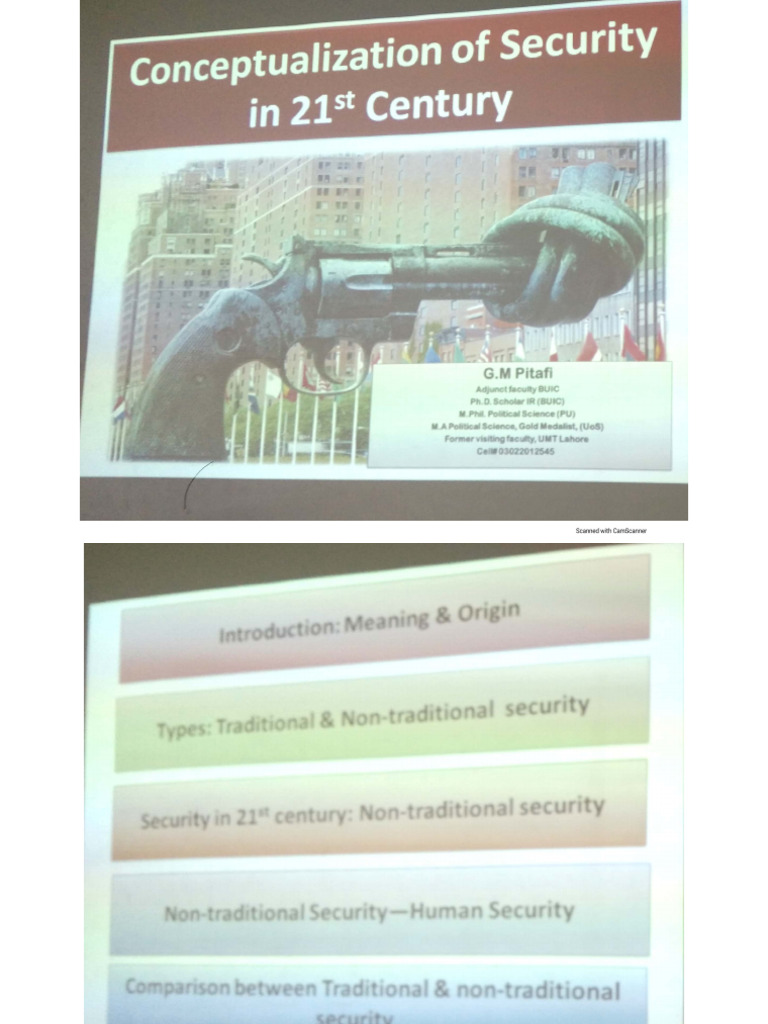 Cinceptulalization of Security in 21st Century | PDF