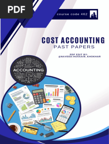 Aiou  Cost Accounting 462 Past Papers