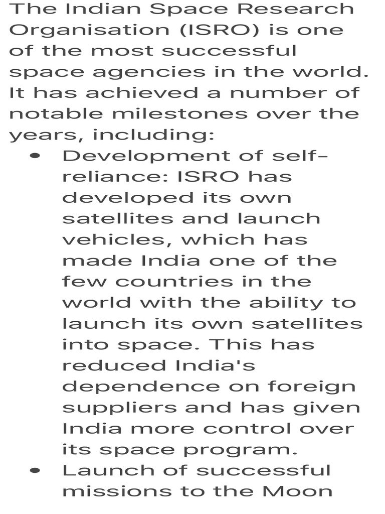 ISRO: India's Space Innovation Leader | PDF | Satellite | Spacecraft