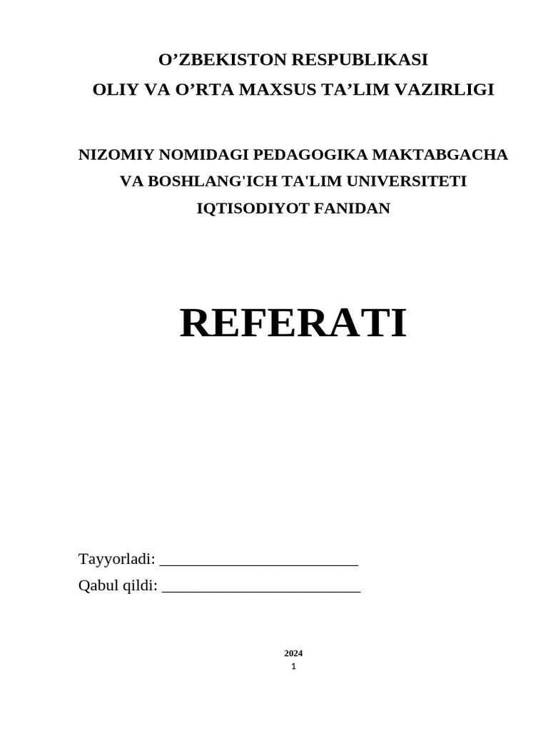 Cheksiz yoz namunasi