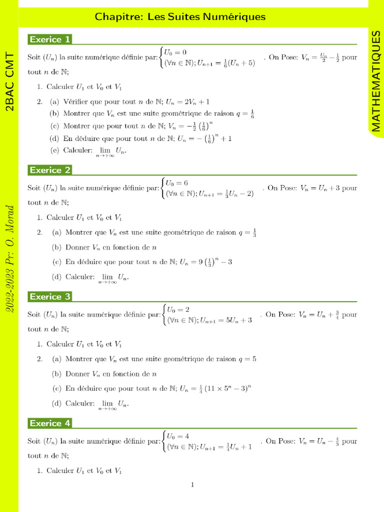 Suite - Com - Mir - PDF - Maths Maroc | PDF